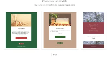 Interface de campagnes email et SMS pour communication avec administrés