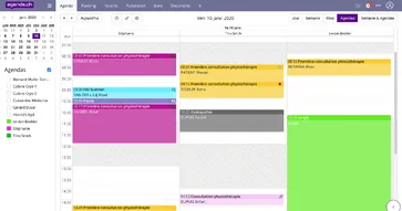 Vue d'ensemble multi-agendas pour gestion simultanée de plusieurs services communaux